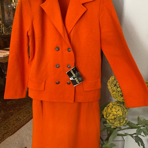 Vintage 1950’s CAPRISIANS STYLED BY SMARTEE Travel Knit Skirt Suit NWT! S/M - Picture 11 of 14